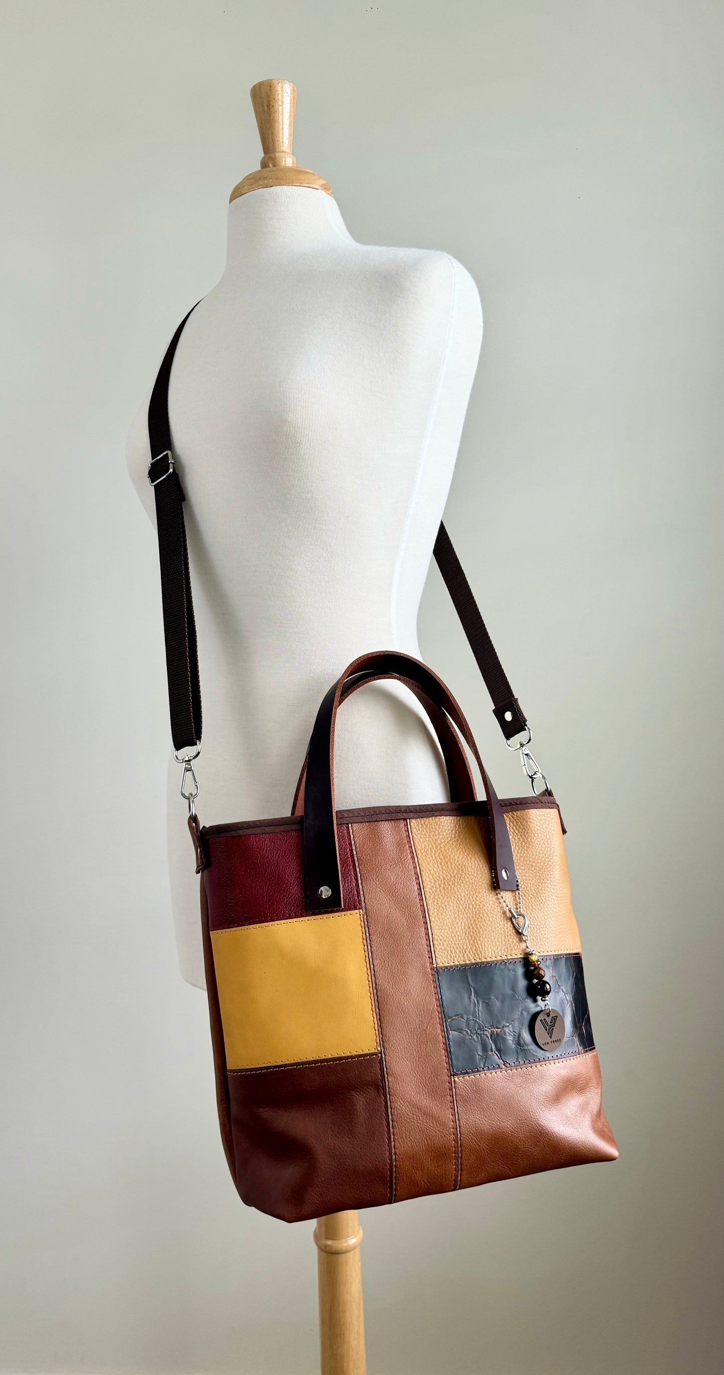 SALE - Brown Leather Tote