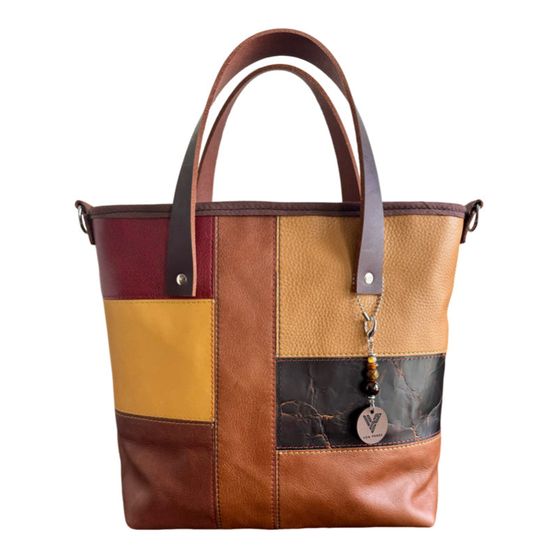 SALE - Brown Leather Tote