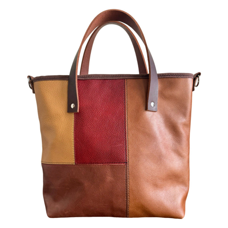 SALE - Brown Leather Tote