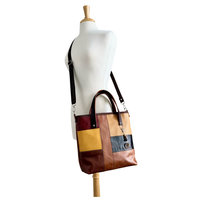 SALE - Brown Leather Tote