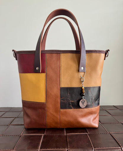 SALE - Brown Leather Tote