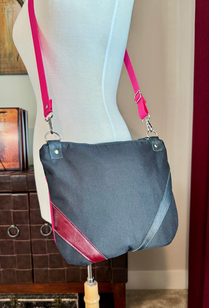 Multicolored Leather Crossbody