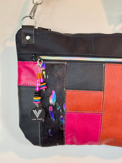 Multicolored Leather Crossbody